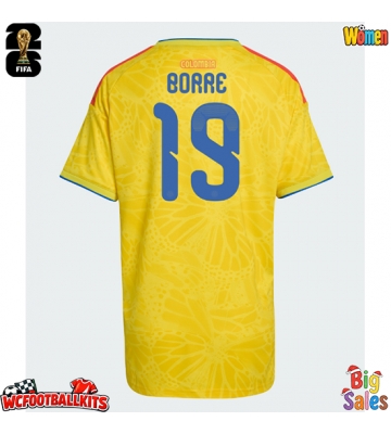 Colombia Rafael Santos Borre #19 Replica Home Stadium Shirt for Women World Cup 2026 Short Sleeve